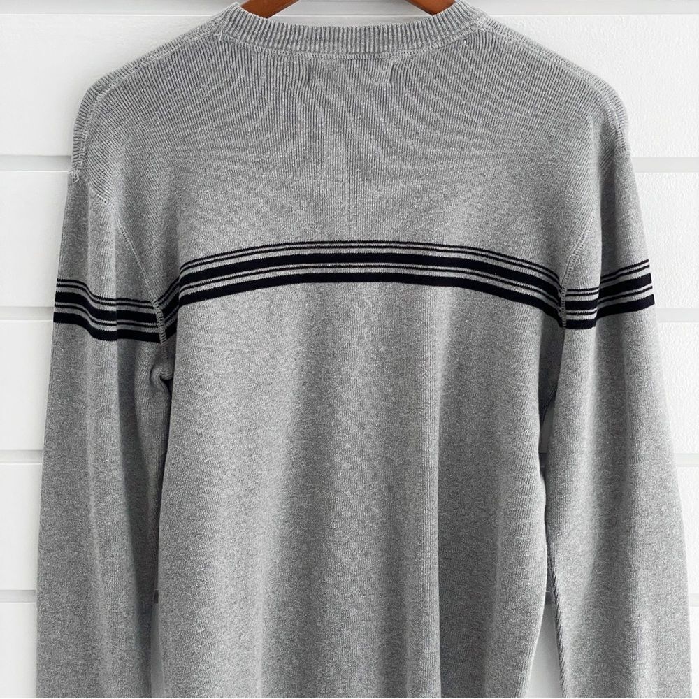 Banana Republic Factory Store Cotton Casual Stripe Sweater Size Medium - Picture 3 of 6